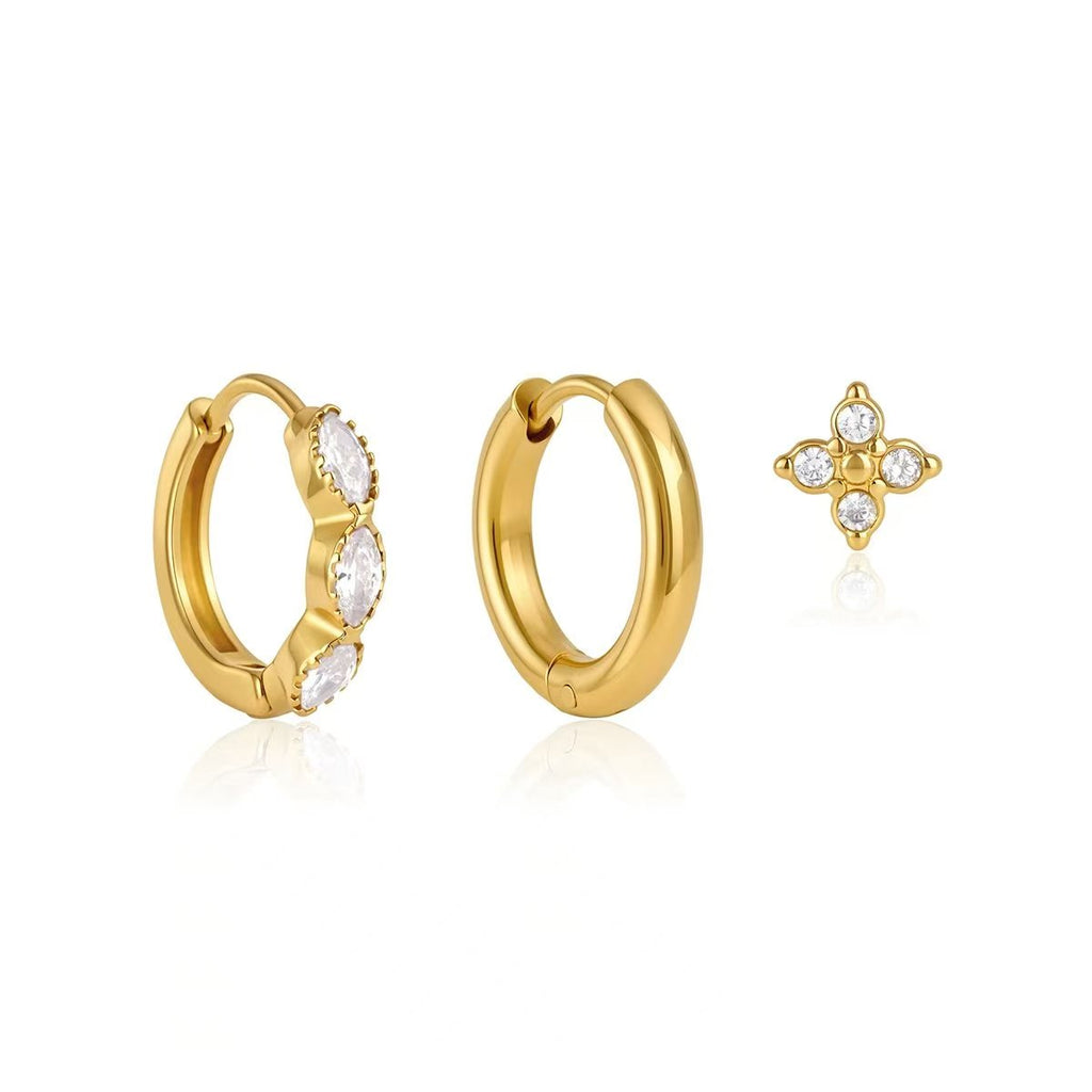 TRENDY WATER DROP NECKLACE AND EARRING SETS