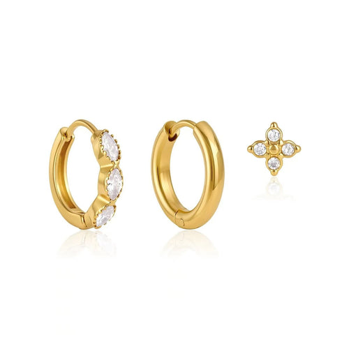 TRENDY WATER DROP NECKLACE AND EARRING SETS