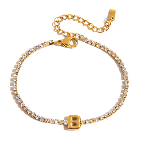 TRENDY LETTER CHAIN & LINK BRACELETS