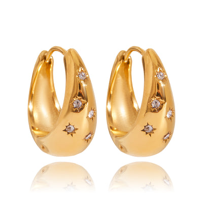 CLASSIC ROUND HOOP EARRINGS