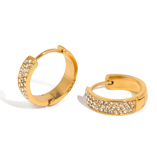 TRENDY CC HOOP EARRINGS