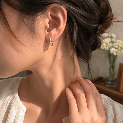 TRENDY HOOP EARRINGS
