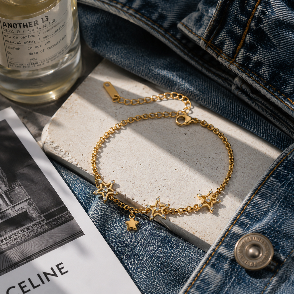 TRENDY GEOMETRIC CHAIN & LINK BRACELETS