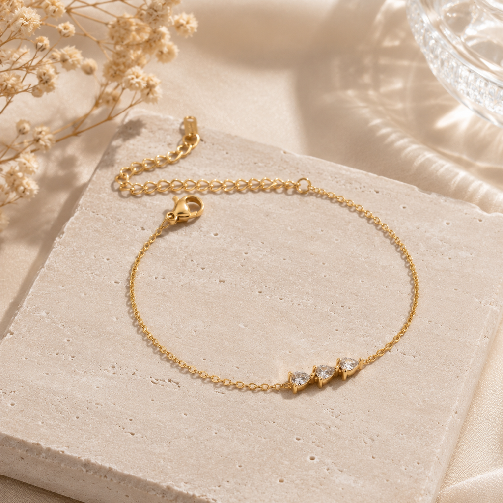 CUTE GEOMETRIC CHAIN & LINK BRACELETS