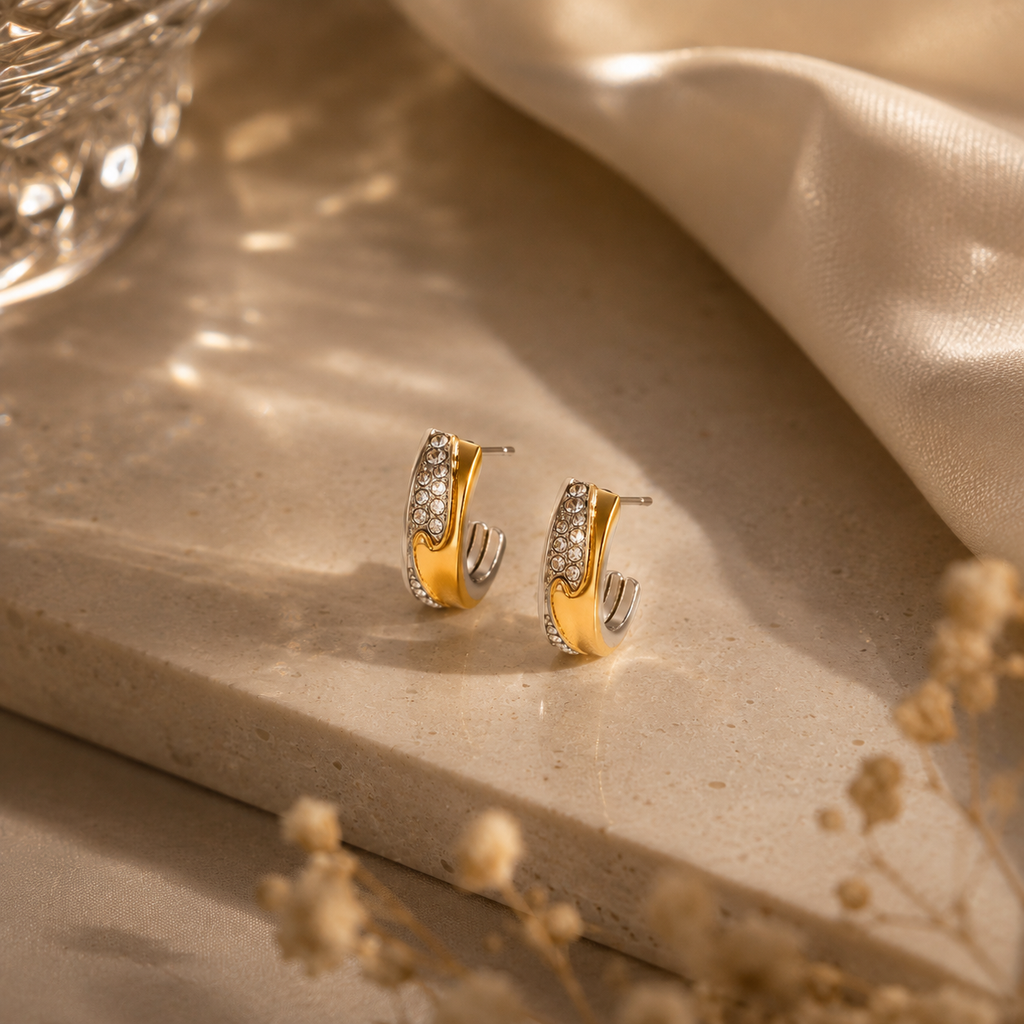 TRENDY CC HOOP EARRINGS
