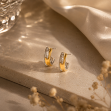 Load image into Gallery viewer, TRENDY CC HOOP EARRINGS