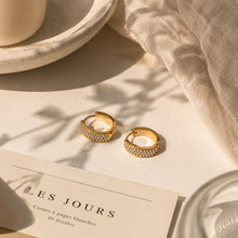 Load image into Gallery viewer, TRENDY CC HOOP EARRINGS