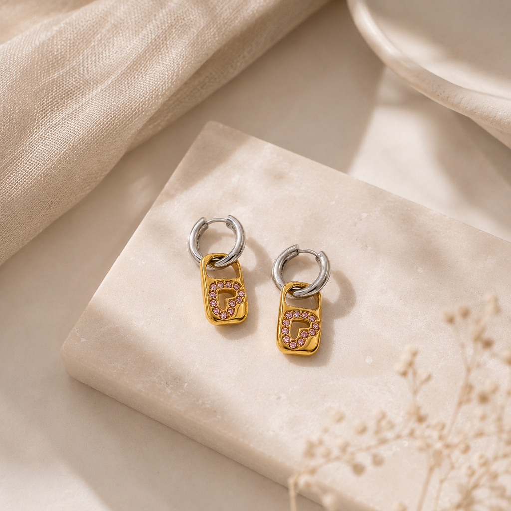 CUTE BOW DROP EARRINGS