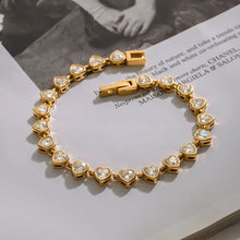Load image into Gallery viewer, TRENDY HEART TENNIS BRACELETS