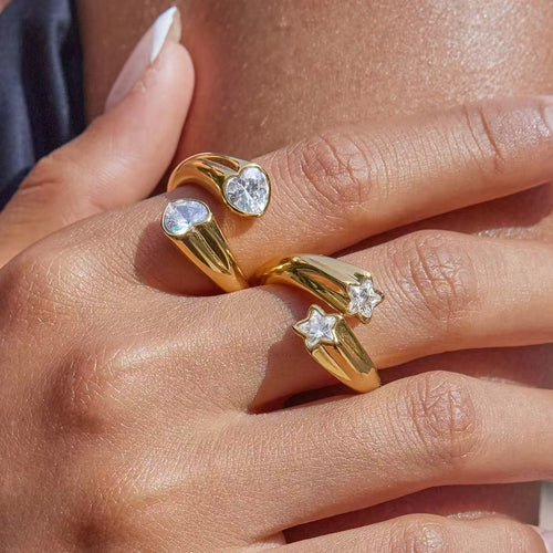 TRENDY HEART RING