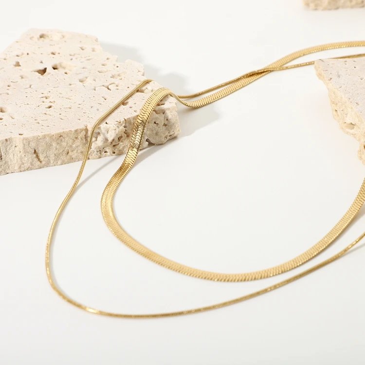 PUNK GEOMETRIC CHAIN NECKLACES