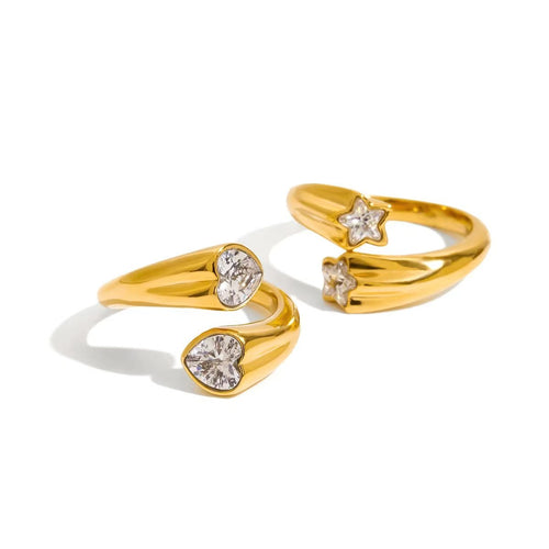 TRENDY HEART RING