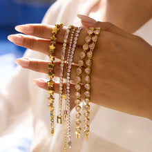 Load image into Gallery viewer, TRENDY HEART TENNIS BRACELETS