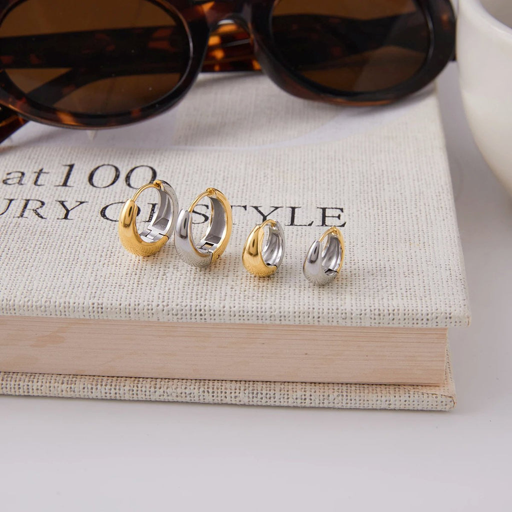TRENDY  HOOP EARRINGS