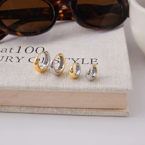 TRENDY  HOOP EARRINGS