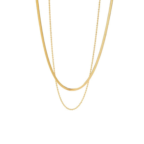 TRENDY GEOMETRIC SNAKE CHAIN/ROPE